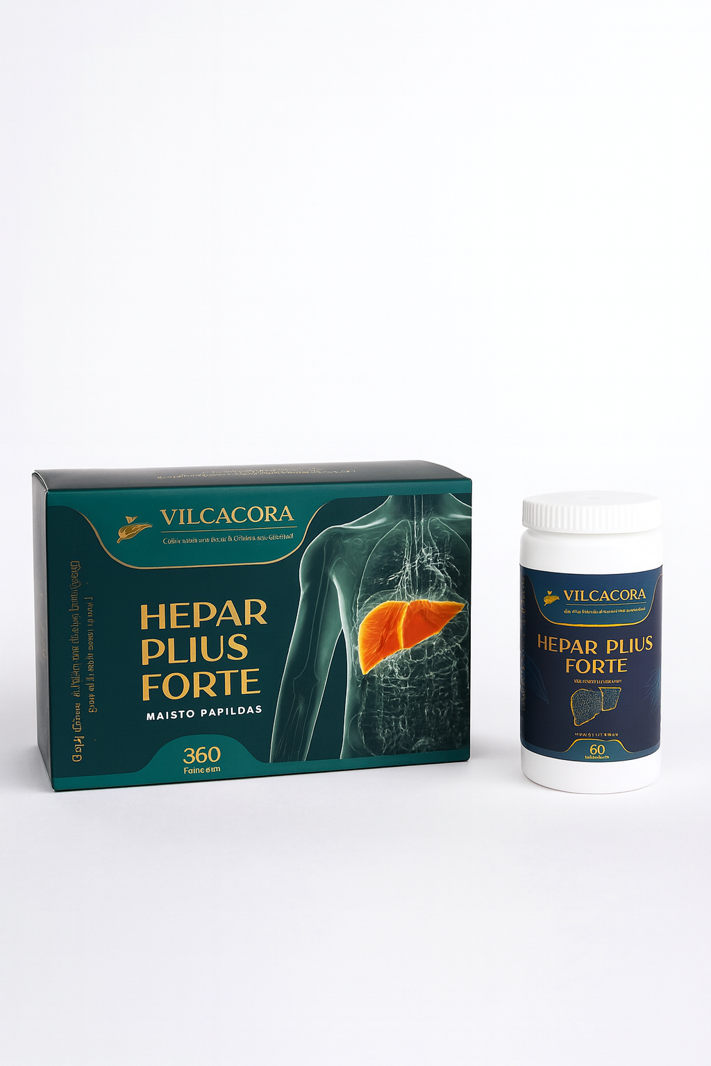 "Hepar plius forte" kepenims (6 VNT)- Maisto papildas